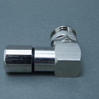 Connecteur coaxial RF à pince mâle TNC à angle droit pour câble coaxial LMR300, câble 5D-FB, pour tests RF