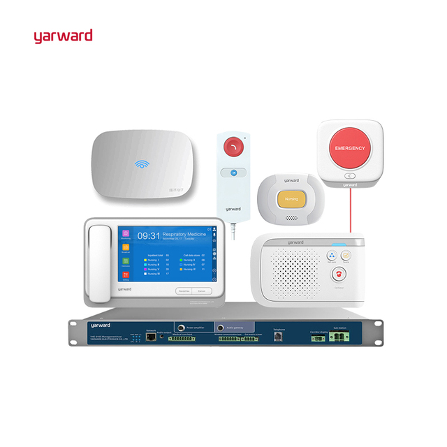 Yarward Wireless Nurse Clinic Call System ABS Material Waterproof Design 1000m Range 433MHz for Nursing Home Use