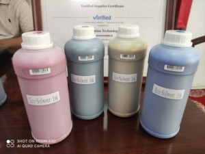 Konica sinh thái dung môi in kỹ thuật số mực thiết lập xp600 i3200 Đen Cyan Magenta Vàng thân thiện với môi thông số - Product Image 2