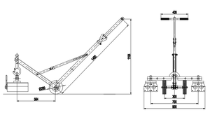 ที่ยกเศษวัสดุแม่เหล็กแบบถาวรฝาปิดท่อระบายน้ำ - Product Image 6
