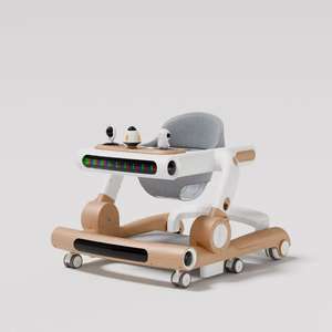 <span class=keywords><strong>Chariot</strong></span> éducatif multifonctionnel 2 en 1 avec cadre en plastique, avec siège réglable et roues pour la <span class=keywords><strong>marche</strong></span> des enfants. - Product Image 6