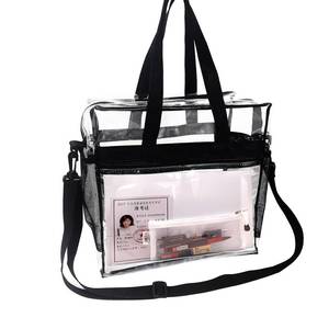 Penggong Transparent PVC Storage Bag Rectangle Dustproof Multipurpose Travel Shoulder Bag - Product Image 4