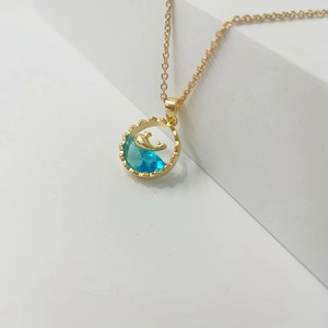 [Whale Life Has You] Collana sportiva in acciaio al titanio con catene in bambù Whale, regalo di alta gamma per donna, gioielli per la migliore amica - Product Image 3