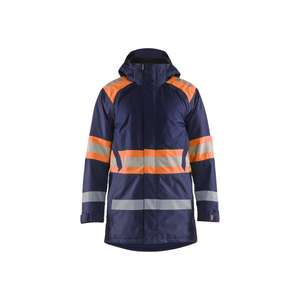 BLAKLADER - 448519778953XL Parka de invierno Hi-Vis Azul marino/Naranja-EAN 7330509853146 ROPA DE TRABAJO DE LA HI-VIS - Product Image 1