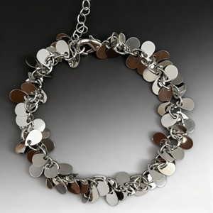 Latón Joyería Al por mayor nicho de moda de lujo romántico platino Chapado en forma especial racimo pulsera de múltiples pétalos decoración de noticias - Product Image 6