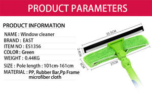 Lave-<span class=keywords><strong>vitre</strong></span> télescopique multifonction, Kit de <span class=keywords><strong>lavage</strong></span>, brosse pour le nettoyage des vitres, 180 - Product Image 5