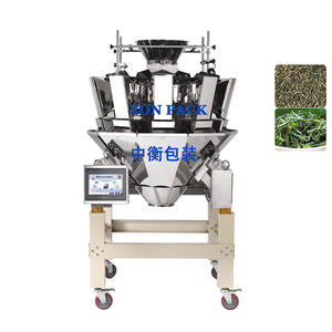 느슨한 차 잎을위한 자동 계량 기계 포장 스케일 자동 멀티 헤드 저울 - Product Image 1