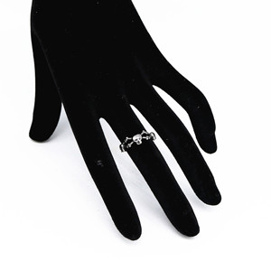yunnique Open <b>Skull</b> <b>Ring</b> Stainless Steel Retro Skeleton Design Fashion Jewelry Gift - Product Image 5