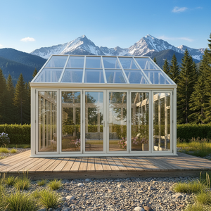 Villa moderne, véranda en alliage d'aluminium étanche, double vitrage Low-E, solarium isolé, véranda autoportante, bi-fold, <span class=keywords><strong>pour</strong></span> hôtel - Product Image 2