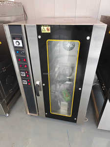 Oven konveksi kue besi tahan karat, kontrol <span class=keywords><strong>Digital</strong></span> udara panas untuk memanggang dapur industri susu baru - Product Image 3