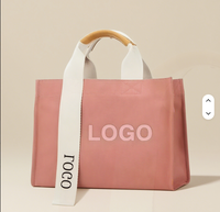Sacs fourre-tout à bandoulière pour femmes de haute qualité, personnalisables avec logos de marque, styles de couleur unie, en toile de coton ouverte, pour usage quotidien
