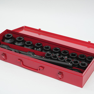 Jeu de douilles robustes de 21 pièces, qualité industrielle, kit d'outils pour mécanicien, pour réparation automobile et de machines, jeu de clés hexagonales - Product Image 1
