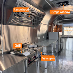 Remolque de Comida Callejera para Exteriores, Carrito Móvil para Doner Kebab, Pollo Frito, Hot Dogs, Hamburguesas, Pizza y Pasta Personalizada, en Venta - Product Image 5