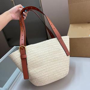 Bolso de Playa de Gran Capacidad al por Mayor de Fábrica, Bolso Tejido de Viaje para Mujer, Bolso de Mano Ligero, Moderno y Popular para el Verano - Product Image 1