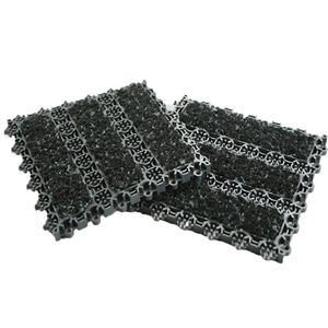 Di alta Qualità Della Polvere Rimuovere Tappeto Impermeabile Inserto IN PVC Ad Incastro Piastrelle Passo Ingresso Tappetino Esterno - Product Image 3