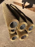 TDF bobine de fil de laiton intérieur brosse à ressort en Nylon pour Machine à laver broyeur de capsules de verre polissage ligne de galvanisation ECL nettoyage