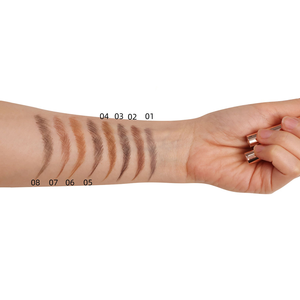 Crayon à <span class=keywords><strong>sourcils</strong></span> double-embout imperméable de qualité supérieure, personnalisable avec logo, pointe biseautée et brosse, vente en gros directe usine - Product Image 6