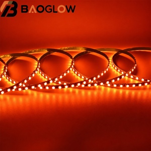 ไฟ LED แบบม้วน OEM ODM RGB 120LED/M 3535 ความยาว 24V 18W/M แผ่นทองแดงเคลือบบาง 5 มม. ตัดได้ทุกๆ 5 ซม. หลายสี สำหรับตกแต่งภายในสำนักงาน - Product Image 4
