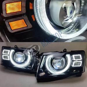 Suitable for 2005-2022 Nissan Patrol Y61 <b>headlight</b> assembly retrofit with <b>LED</b> <b>headlights</b>, Guardian style <b>headlight</b> retrofit. - Product Image 3