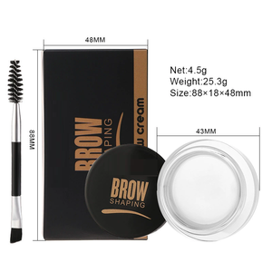 Crème sourcils 6 couleurs avec crayon de stylisation, résistante à l'eau et à la transpiration - Product Image 2