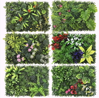 Mur végétal artificiel en herbe synthétique, décoration écologique, résistant aux UV, en matériau PE, pour anniversaire, intérieur/extérieur, verdure