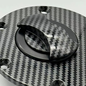 Tapa del Tanque de Combustible Delantero para Aprilia, Piezas y Accesorios para Motocicleta de Aleación de Aluminio con Impresión Hidrográfica de Alta Calidad - Product Image 3