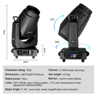 Precio de Fábrica: Luces LED 3 en 1 de 700W BSW/Wash/Spot CMY CTO DMX512 con Prisma y Estrobo para Bodas, Estudios de TV, Teatro y Escenarios