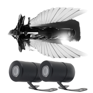 Luz Decorativa LED de Proyección para Chasis de Motocicleta <span class=keywords><strong>IDUN</strong></span> MT-AW, con Diseño de Alas de Ángel y Proyección Láser - Product Image 1