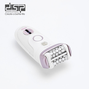 Depiladora eléctrica DSP para mujer, afeitadora 2 en 1 para axilas, piernas y partes íntimas, funciona con batería recargable - Product Image 3