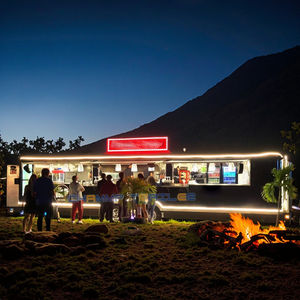 קייטרינג מטבח מלא אוכל נייד קייטרינג אוכל נייד אוזה גלידת קפה אוכל מהיר אוכל חטיפים מסעדות אוכל מהיר משאית נירוסטה - Product Image 6