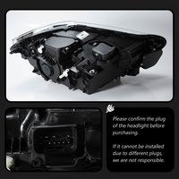 Kit de remplacement de phares avant Angel Eyes Dual Beam Lens LED DRL pour phares e60 2003~2010 Série 5 523i 530i