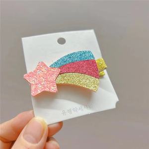 Pasadores de Pelo con Lazo de Doble Capa de Malla de Tela con Lentejuelas, Pinzas de Pelo Bonitas para Niños, Pinza de Pico de Pato para Fiestas Infantiles - Product Image 5