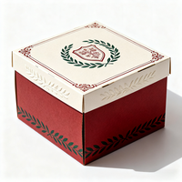 Boîte à gâteaux au thé de qualité alimentaire fabriquée en Chine, prix abordable, pliable, chocolat, matériau OEM, biodégradable, recyclable, style classique
