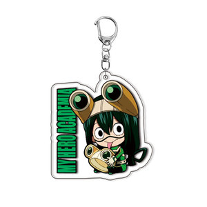 Anime Hero Academia Peripheral Izuku Shoto Tsuyu <strong>Ochaco</strong> Acrylic KeyChain CUte Backpack Pendant Exquisite Gift Jewelry Wholesale - Product Image 2