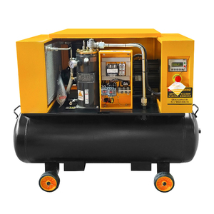 มอเตอร์หล่อลื่นอุตสาหกรรม 7.5KW/11KW/15KW แบบพกพา เงียบ พร้อมระบบสกรูออลอินวัน สำหรับใช้ในโรงงาน - Product Image 2