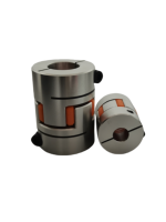 Accouplement de moteur à couple élevé flexible en aluminium Qianrui, conception élastique, OEM, diamètre de l'orifice de 10 mm, garantie de 3 ans