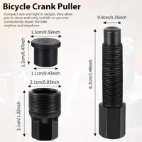 Extracteur de manivelle de vélo en acier BETOUGH 1 pièce, outil de réparation de vélo