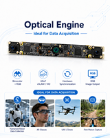 Module de vision SLAM 6DoF pour lunettes intelligentes avec caméra RGB, lentilles AR avec caméra XR, collecte de données robotiques, moteur optique, casques VR