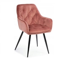Fauteuil rembourré en velours capitonné étoilé pour la maison, les restaurants, les hôtels et les cafés (vente en gros)