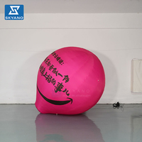 Modèle de ballon à air chaud gonflable personnalisé en forme d'ampoule pour décoration d'événements commerciaux et d'expositions en extérieur