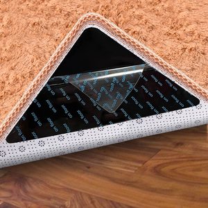 4 Uds. Accesorios de pinza para alfombras resistentes antideslizantes lavables de tamaño personalizado almohadillas triangulares reutilizables de 1MM - Product Image 2