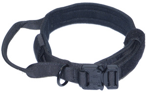 Groothandel Solide Patroon Tactische Nylon Hondenriem Intrekbare Anti-Impact Kraag Met Elastische Touw Linten Voor Grote Outdoor Huisdieren - Product Image 6