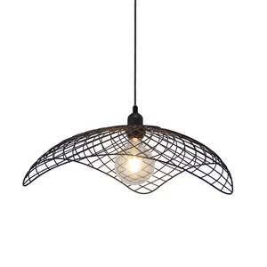 Elegant En Modern Design Easy Fit Metalen Black Wire Hanglamp Voor Keukens, Slaapkamers, Lounge, Hal, Woonkamer
