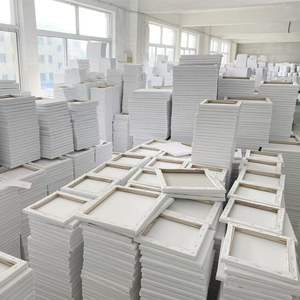 <strong>Wholesale</strong> 100% Pure Cotton 4-Layer Primed Acid-Free Gesso <strong>Stretched</strong> Painting <strong>Canvas</strong> High Quality White Blank <strong>Canvas</strong> - Product Image 1