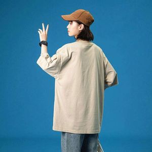 Custom 250GSM Round Collar Short Sleeve Oversized Printed T-shirt 100% Cotton Men's Loose Sport T-shirt - Product Image 2