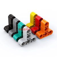 BEBRICKS Série de pièces de construction 60484 Liftarm technique de forme modifiée épais 3x3 Briques de construction MOC pour voiture RC