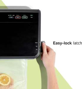 Machine de <span class=keywords><strong>mise</strong></span> <span class=keywords><strong>sous</strong></span> <span class=keywords><strong>vide</strong></span> <span class=keywords><strong>FoodSaver</strong></span> 120W en plastique, détection automatique des sacs, compatible <span class=keywords><strong>sous</strong></span> <span class=keywords><strong>vide</strong></span>, scellant <span class=keywords><strong>sous</strong></span> <span class=keywords><strong>vide</strong></span> manuel, <span class=keywords><strong>rouleau</strong></span> de sacs noir - Product Image 4