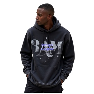 Sudadera con Capucha TKAN56D Personalizada para Hombre, de Alta Calidad, 100% Algodón, 500gsm, Tallas Grandes, con Logo Impreso, Unisex, Otoño - Product Image 1