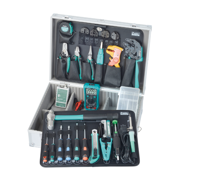 PK-4302HM PC Networking Tool Kit(AC220V~240V Matric) for Computer & Networking Surveillance System Installation & Maintenance