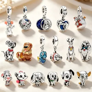 Abalorios <span class=keywords><strong>de</strong></span> tungsteno con diseño <span class=keywords><strong>de</strong></span> Ratatouille, Buscando a Nemo y <span class=keywords><strong>Dumbo</strong></span> para pulseras/collares originales, regalo <span class=keywords><strong>de</strong></span> joyería DIY - Product Image 1